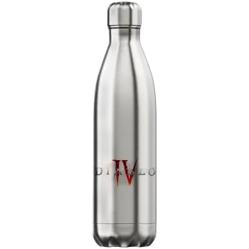 Diablo iv, Μεταλλικό παγούρι θερμός Inox (Stainless steel), διπλού τοιχώματος, 750ml