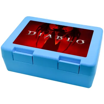 Diablo iv, Παιδικό δοχείο κολατσιού ΓΑΛΑΖΙΟ 185x128x65mm (BPA free πλαστικό)