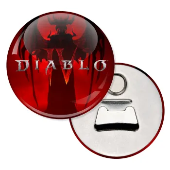Diablo iv, Μαγνητάκι και ανοιχτήρι μπύρας στρογγυλό διάστασης 5,9cm