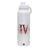 1L Stainless Steel Thermal Bottle with Phone Holder & Double Wall Insulation