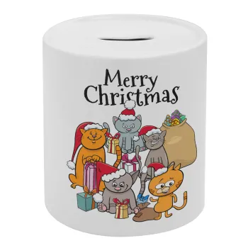 Merry Christmas Cats, Κουμπαράς πορσελάνης με τάπα