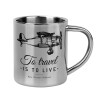 Mug Stainless steel double wall 300ml