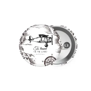 To travel is to live, Κονκάρδα παραμάνα 5.9cm