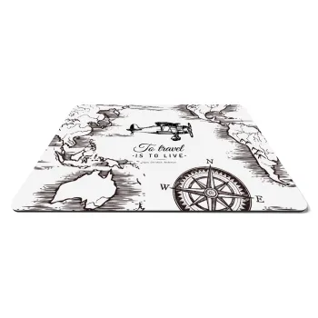 To travel is to live, Mousepad ορθογώνιο 27x19cm