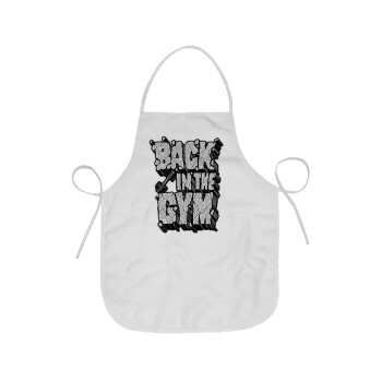 Back in the GYM, Chef Apron Short Full Length Adult (63x75cm)