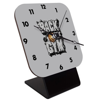Back in the GYM, Επιτραπέζιο ρολόι ξύλινο με δείκτες (10cm)