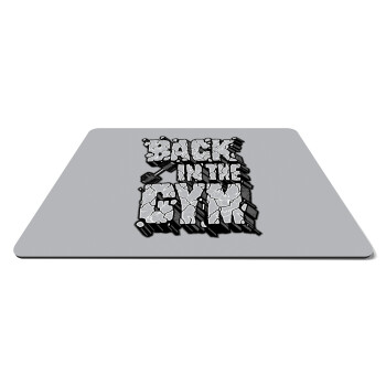 Back in the GYM, Mousepad rect 27x19cm