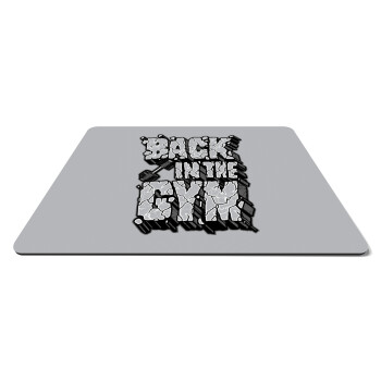 Back in the GYM, Mousepad ορθογώνιο 27x19cm