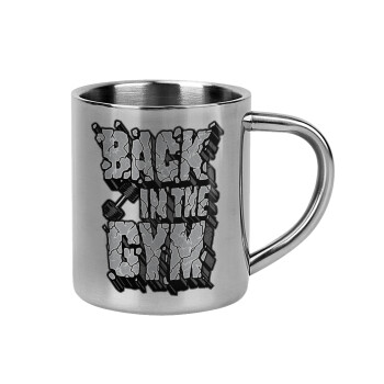 Back in the GYM, Mug Stainless steel double wall 300ml