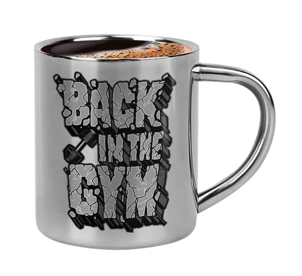 Back in the GYM — Κουπάκι μεταλλικό διπλού τοιχώματος για espresso (220ml)