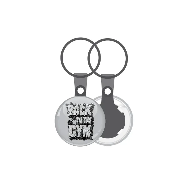 Back in the GYM — Mini keychain, 2.5cm