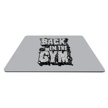 Back in the GYM, Mousepad ορθογώνιο 27x19cm