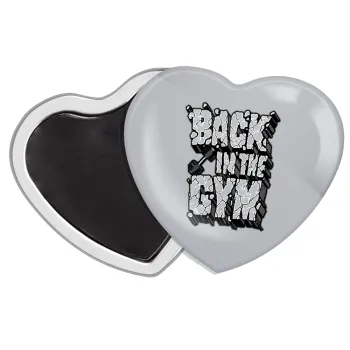 Back in the GYM, Μαγνητάκι καρδιά (57x52mm)
