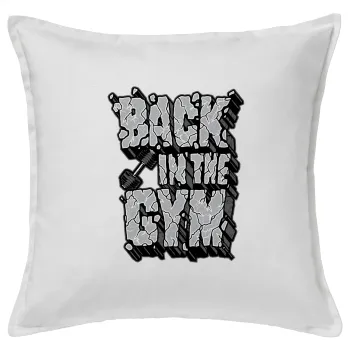 Back in the GYM, Sofa cushion White 50x50cm includes filling
