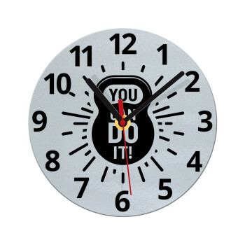 You can do it, Ρολόι τοίχου γυάλινο (20cm)