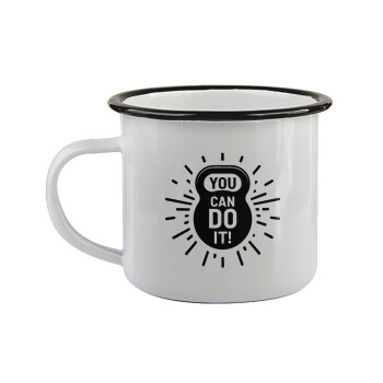 You can do it, Κούπα εμαγιέ με μαύρο χείλος 360ml