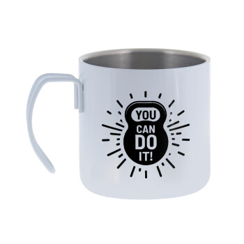 You can do it, Mug Stainless steel double wall 400ml