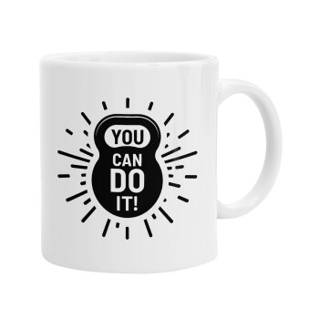 You can do it, Ceramic coffee mug, 330ml (1pcs)