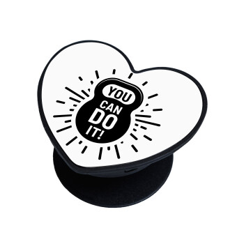 You can do it, Phone Holders Stand  καρδιά Μαύρο Βάση Στήριξης Κινητού στο Χέρι