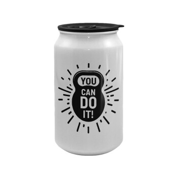 You can do it, Κούπα ταξιδιού μεταλλική με καπάκι (tin-can) 500ml