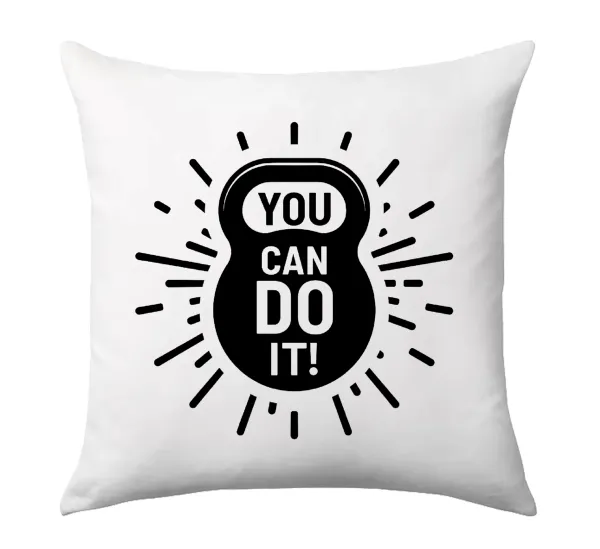 You can do it — Μαξιλάρι καναπέ 40x40cm περιέχεται το  γέμισμα