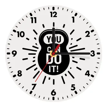 You can do it, Ρολόι τοίχου ξύλινο (20cm)