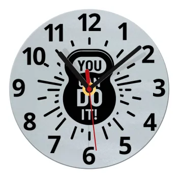 You can do it, Ρολόι τοίχου γυάλινο (20cm)