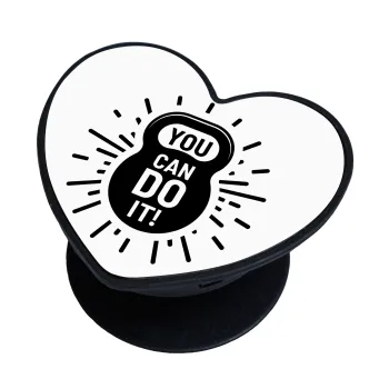 You can do it, Phone Holders Stand  καρδιά Μαύρο Βάση Στήριξης Κινητού στο Χέρι