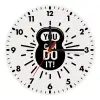 Wooden wall clock (20cm)