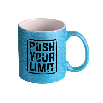 Push your limit, Κούπα Σιέλ Glitter που γυαλίζει, κεραμική, 330ml