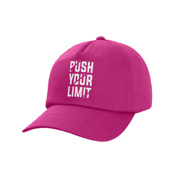 Push your limit, Καπέλο παιδικό Baseball, 100% Βαμβακερό,  purple