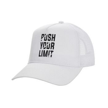 Push your limit, Καπέλο Structured Trucker, ΛΕΥΚΟ