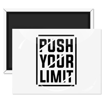Push your limit, Ορθογώνιο μαγνητάκι ψυγείου διάστασης 9x6cm