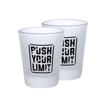 Push your limit, Σφηνοπότηρα γυάλινα 45ml του πάγου (2 τεμάχια)