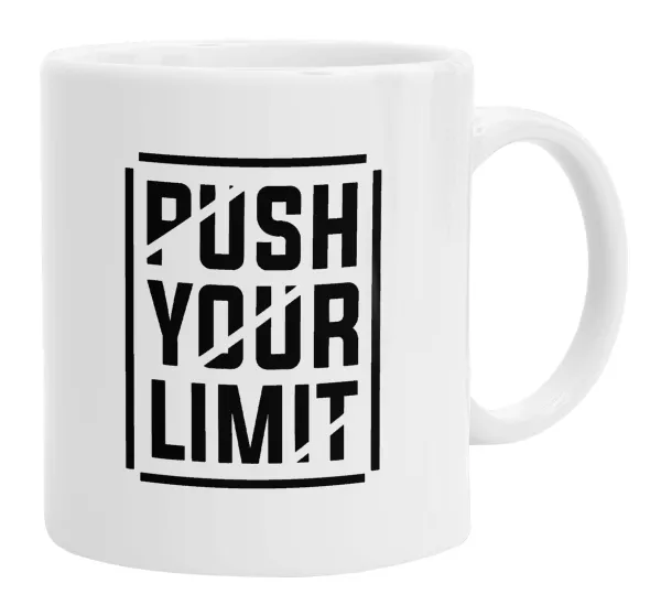 Push your limit — Κούπα, κεραμική, 330ml