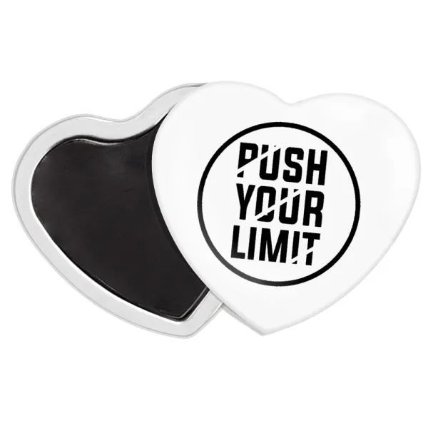 Push your limit — Μαγνητάκι καρδιά (57x52mm)