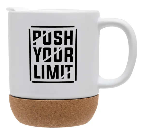 Push your limit — Ceramic coffee mug Cork (MAT), 330ml