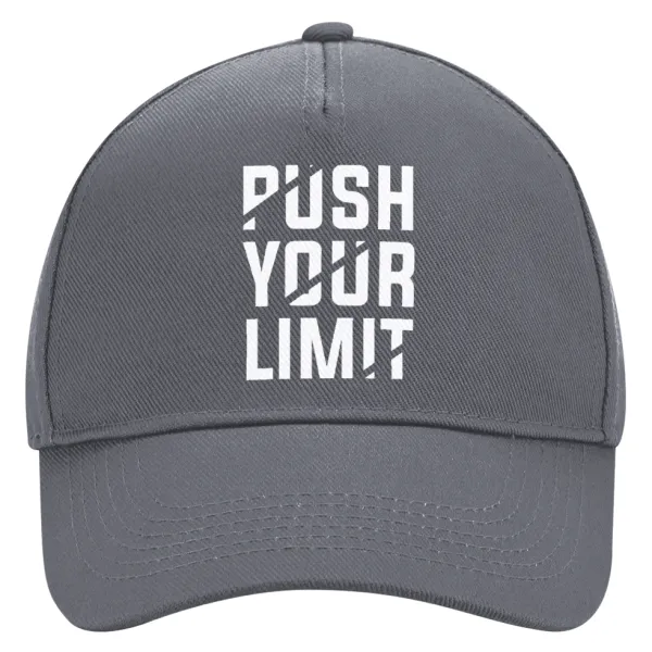 Push your limit — Καπέλο Ενηλίκων Ultimate Γκρι, (100% ΒΑΜΒΑΚΕΡΟ DRILL, ΕΝΗΛΙΚΩΝ, UNISEX, ONE SIZE)