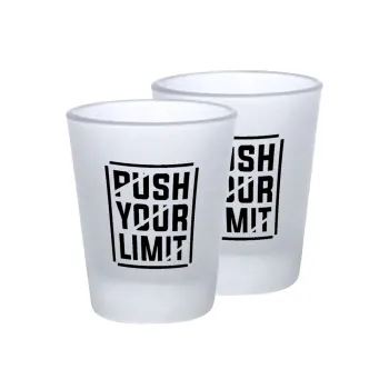 Push your limit, Σφηνοπότηρα γυάλινα 45ml του πάγου (2 τεμάχια)