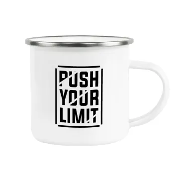 Push your limit, Metallic enamel cup white 360ml