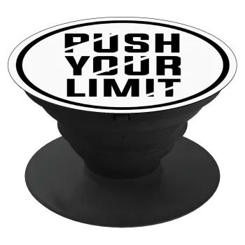 Push your limit, Phone Holders Stand  Black Hand-held Mobile Phone Holder