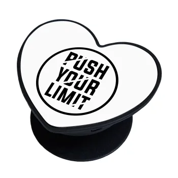 Push your limit, Phone Holders Stand  καρδιά Μαύρο Βάση Στήριξης Κινητού στο Χέρι