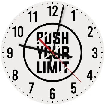 Push your limit, Ρολόι τοίχου ξύλινο (30cm)