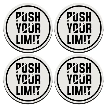 Push your limit, ΣΕΤ 4 Σουβέρ ξύλινα στρογγυλά (9cm)