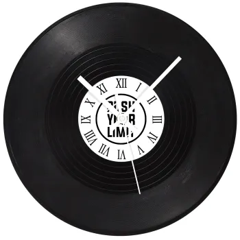 Push your limit, Ρολόι τοίχου Βινύλιο (30cm)
