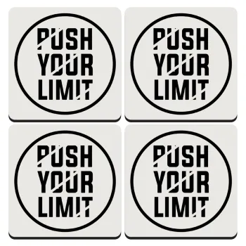 Push your limit, ΣΕΤ 4 Σουβέρ ξύλινα τετράγωνα (9cm)