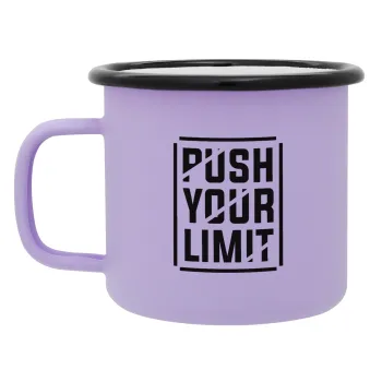 Push your limit, Κούπα Μεταλλική εμαγιέ ΜΑΤ Light Pastel Purple 360ml