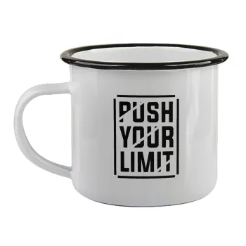Push your limit, Κούπα εμαγιέ με μαύρο χείλος 360ml