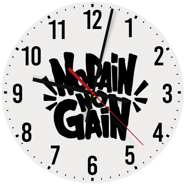 No pain no gain — 1
