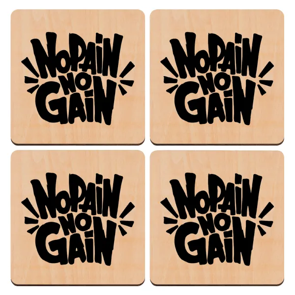 No pain no gain — 1